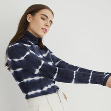 Load image into Gallery viewer, Tie Dye Ribbed Turtleneck