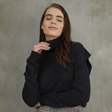 Load image into Gallery viewer, Flange Shoulder Turtleneck