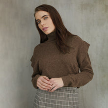 Load image into Gallery viewer, Flange Shoulder Turtleneck