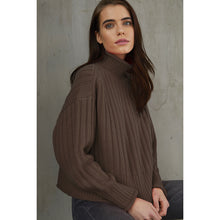 Load image into Gallery viewer, Ribbed Mock Neck Sweater