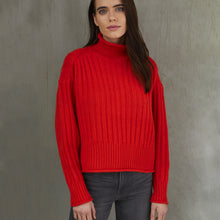 Load image into Gallery viewer, Ribbed Mock Neck Sweater