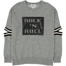 Load image into Gallery viewer, Rock N Roll Crew With Elbow Slits | Rock N Roll Sweater | Kids Clothing &amp; Apparel | Autumn Cashmere
