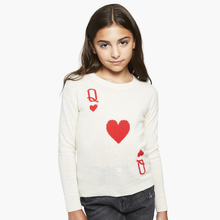 Load image into Gallery viewer, Kids Queen of Hearts Jacquard in Tofu