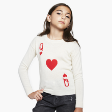 Load image into Gallery viewer, Kids Queen of Hearts Jacquard in Tofu