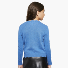 Load image into Gallery viewer, Kids Scallop Crew w/ Pointelle