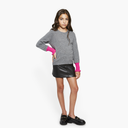 Kids Balloon Sleeve with Contrast Cuff