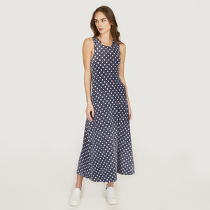 Polka Dot Flared Dress