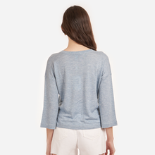 Load image into Gallery viewer, Bell Sleeve V w/ Seamed Yoke