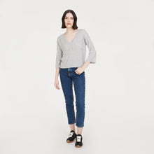 Load image into Gallery viewer, Bell Sleeve V w/ Seamed Yoke