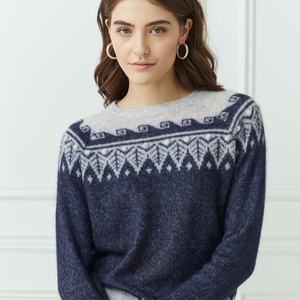 Jacquard Fairisle Crew