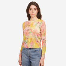 Load image into Gallery viewer, Women&#39;s Printed Watercolor Floral Cardigan by Autumn Cashmere. 100% Cotton