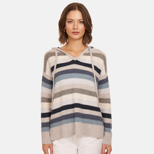 Load image into Gallery viewer, Striped Honeycomb Hoodie