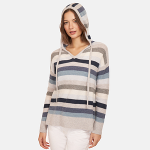 Striped Honeycomb Hoodie