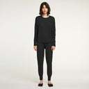 Cashmere Jogger Pant in Black