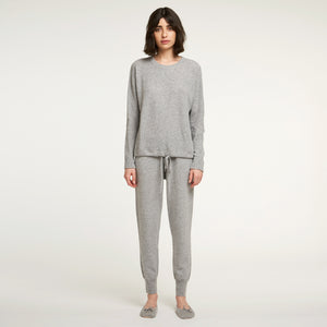 Cashmere Jogger in Grey