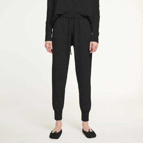 Cashmere Jogger Pant in Black