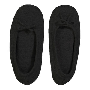 Cashmere Slippers in Black