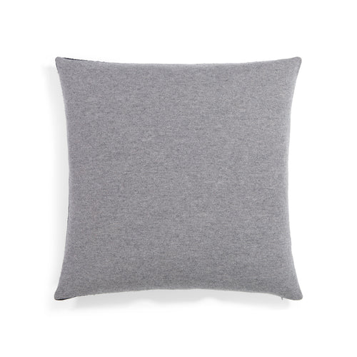 Two-Tone Cashmere Pillow in Black/Grey