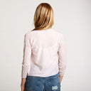 Women's Easy Crop Cardigan in Toeshoe Pink by Autumn Cashmere