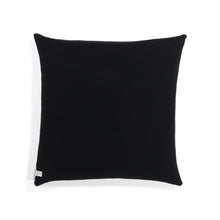 Load image into Gallery viewer, Two-Tone Cashmere Pillow in Black/Grey