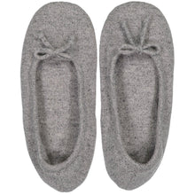 Load image into Gallery viewer, Cashmere Ballet Slipper in Grey